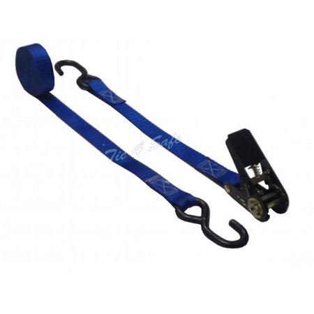 TOTALTURF 1 in. x 12 ft. Utility Tie Down Strap With Fully Coated Wire TO2665684